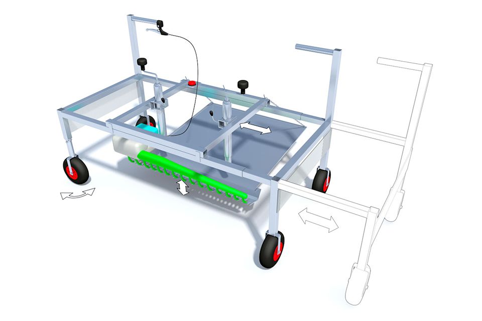 EazyFrame con cosechadora